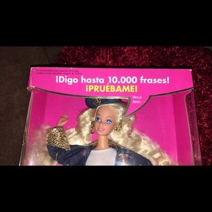 Spanish speaking Barbie new in box from Spain